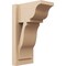 Ekena Millwork 8-in W x 12-in D x 20-in H Funston Trad Rough Cedar Woodgrain TimberThane Outlooker, Primed Tan OUTUR080X12X20FST04RCPR - alternate 1